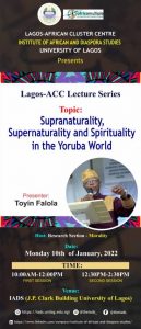 SUPRANATURALITY, SUPERNATURALITY AND SPIRITUALITY IN THE YORUBA WORLD