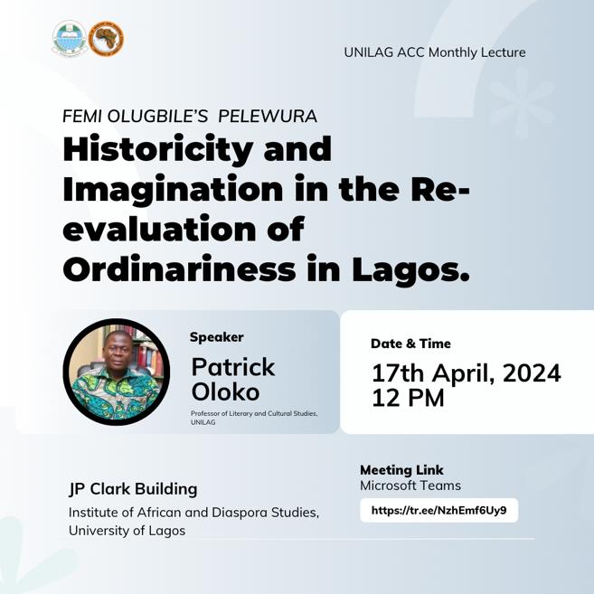 LECTURE BY PROF. PATRICK OLOKO