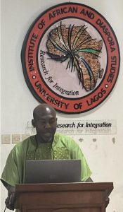 LECTURE BY RESEARCH ASSOCIATE PROF. MOSES YAKUBU