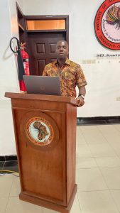 LECTURE BY DR. ADAMA KABORE – A POSTDOCTORAL FELLOW